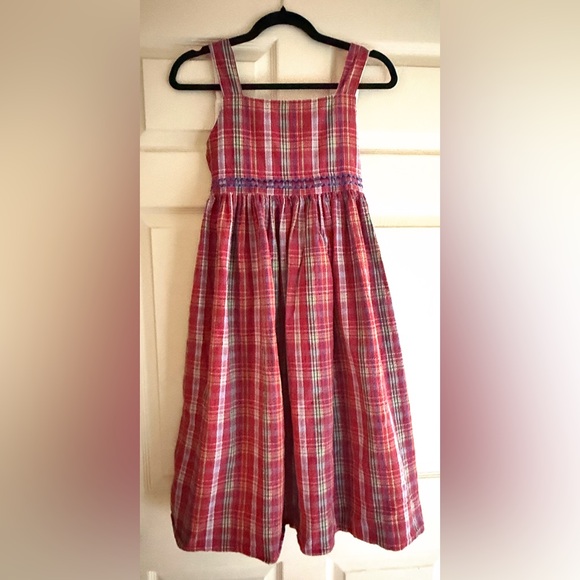 Strasburg Other - Strasburg Vintage Plaid Seersucker Dress, Size 14Y